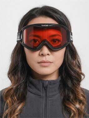 Bolle Black / Orange Mojo Ski Snow Goggles - One Size, Unisex